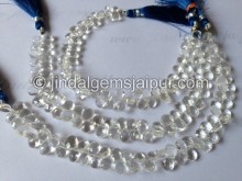 Crystal Quartz Faceted Pear Shape Beads